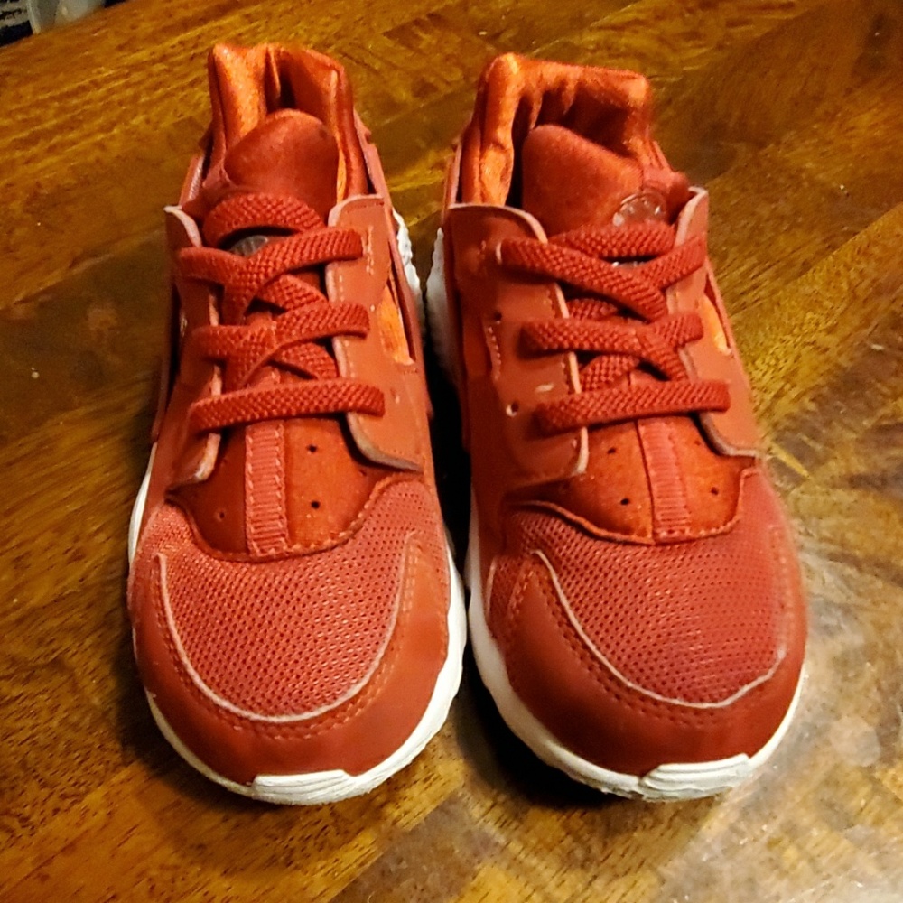 Huarache red boys girls sneakers 10c toddler nike